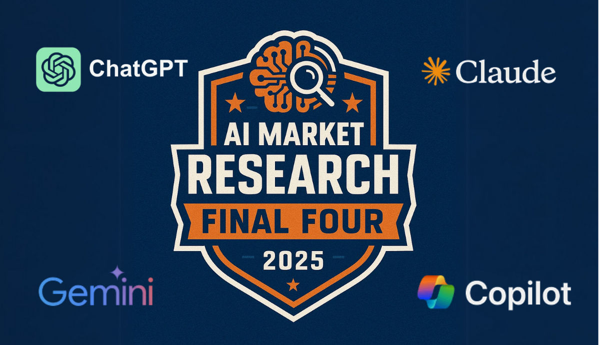 AI for DIY Market Research: A Final Four of Top Tools
